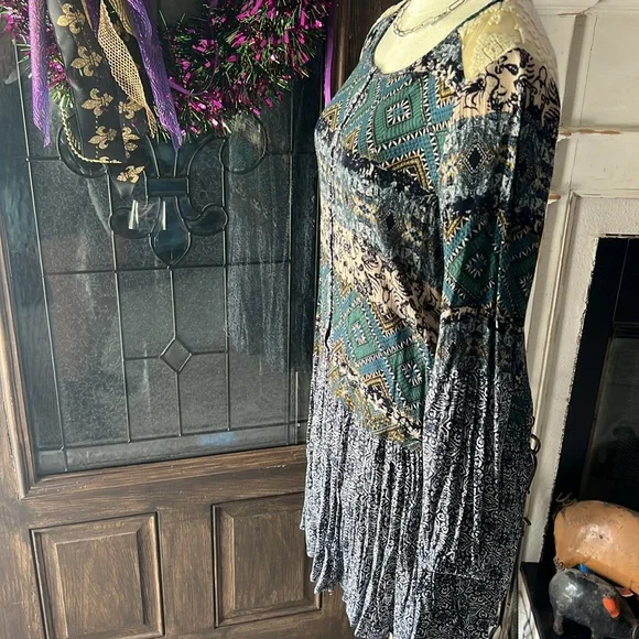 NWOT ~ Mystree Boho Dress Tunic Top - Picture 10 of 13